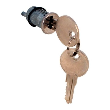 Prime-Line Primeline Products Sliding Door Cylinder Lock, Wafer Type, 1" Door, Diecast E 2005